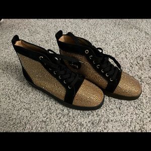 Christian Louboutin Louis Strass Men’s Flats